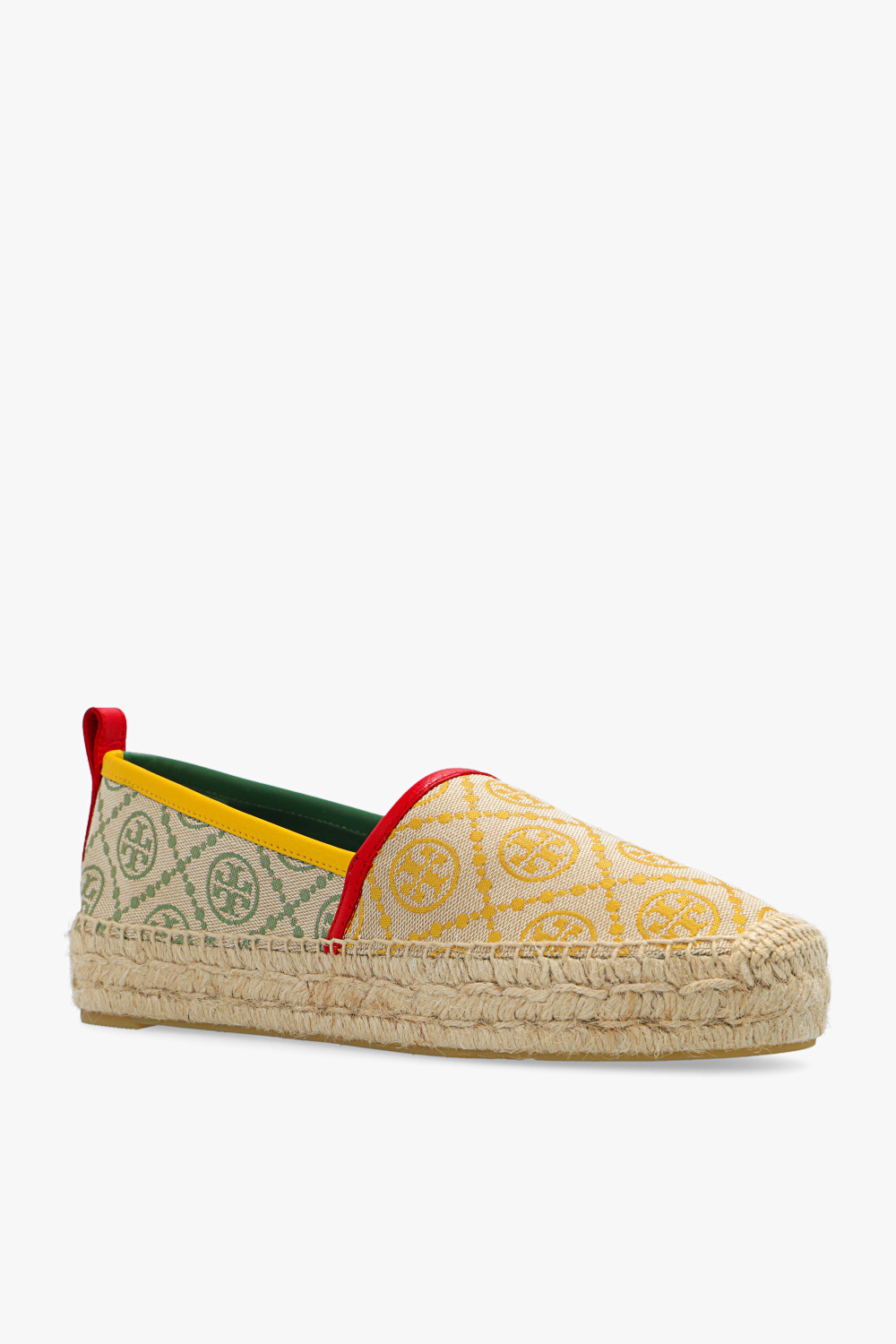 Tory burch gold clearance espadrilles